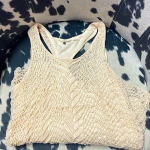 Oversized Lucky Crochet Top